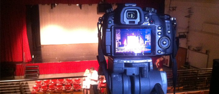 AV Services Dance Show Filming Set Up